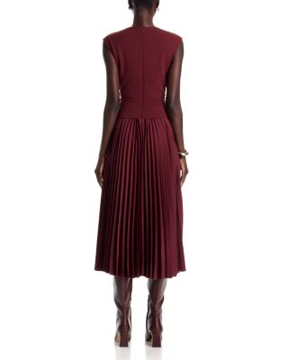 Carly Sleeveless Pleated Dress - thumbnail 4