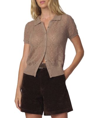 The Davey Short Sleeve Cardigan Top