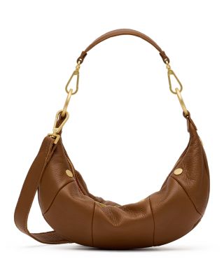 Erica Small Leather Baguette Bag
