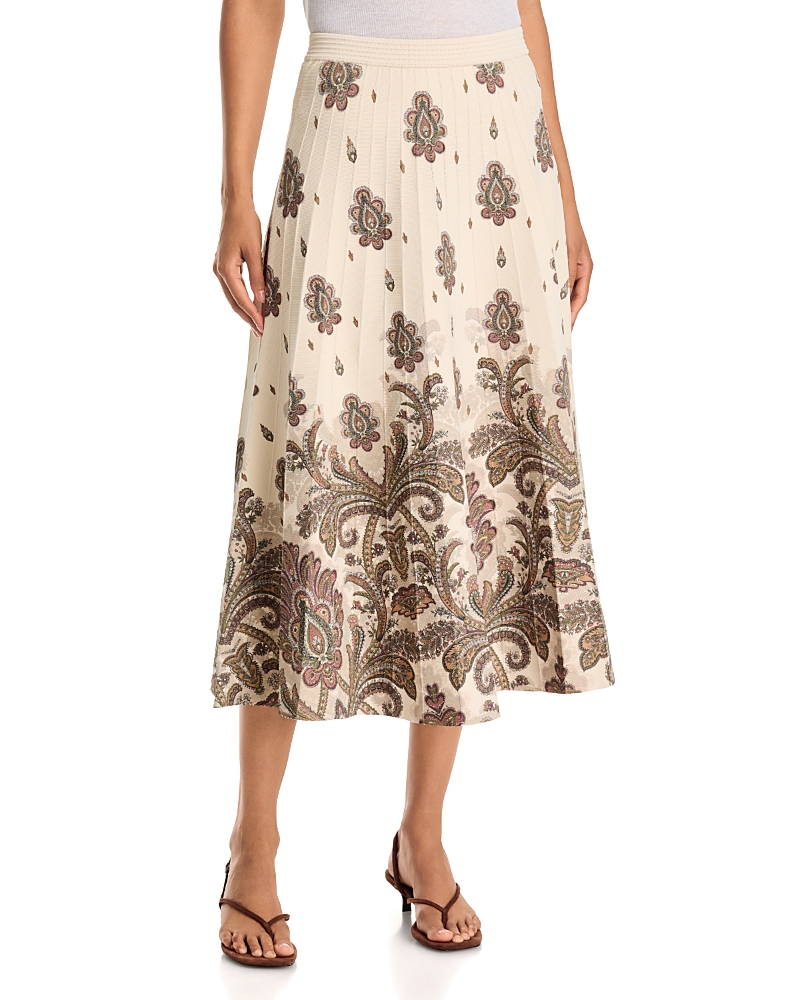 Cara Cara Tavira Printed Midi Skirt