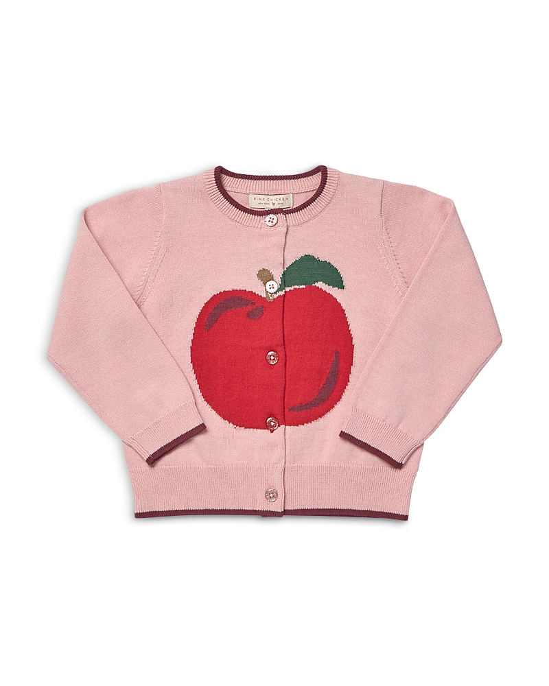 Pink Chicken Girls' Maude Cotton and Wool Cardigan Sweater - Little Kid