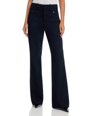 Shrunken Pocket Flared Pants