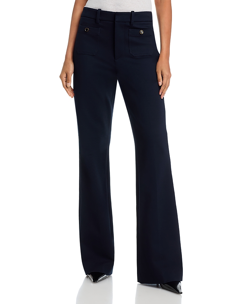 Frame Shrunken Pocket Flared Pants