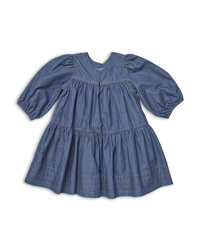 Pink Chicken Girls' Sawyer Cotton Chambray Dress - Little Kid