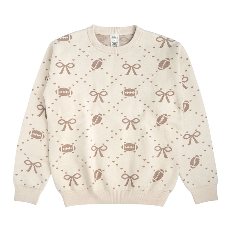 Sweet Wink Football Trellis Women's Sweater