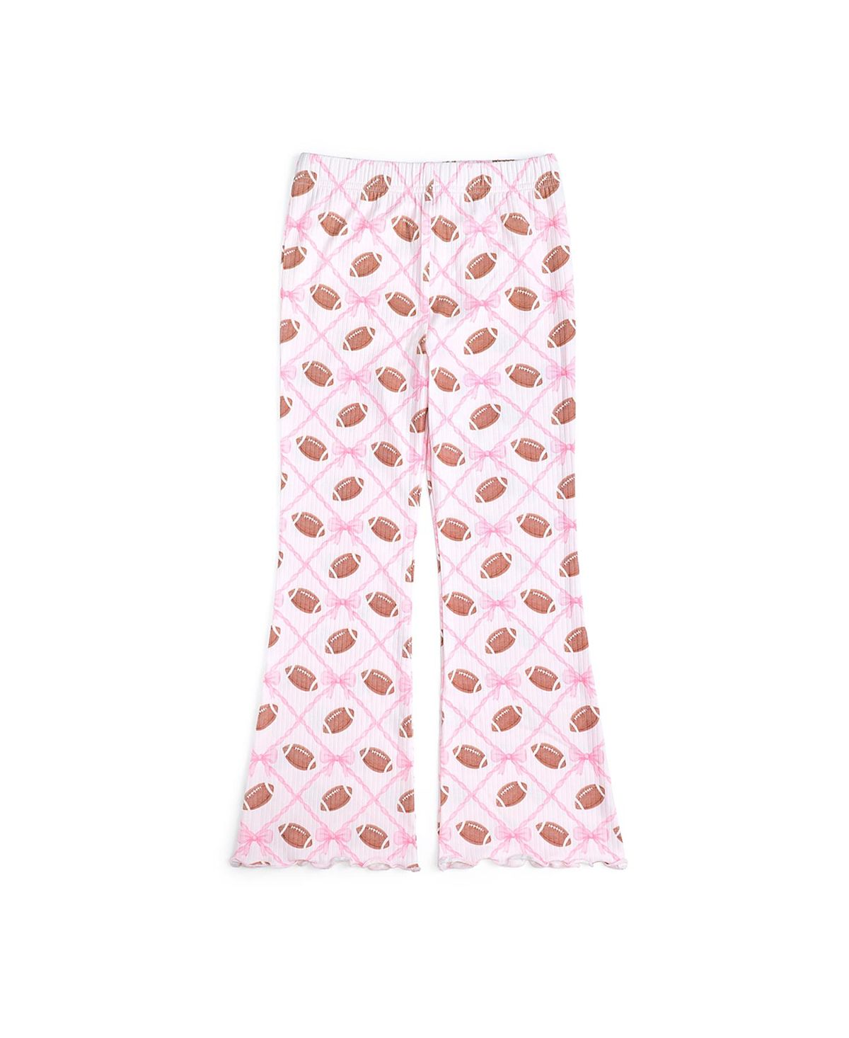Sweet Wink Girls' Football Trellis Flare Legging - Big Kid