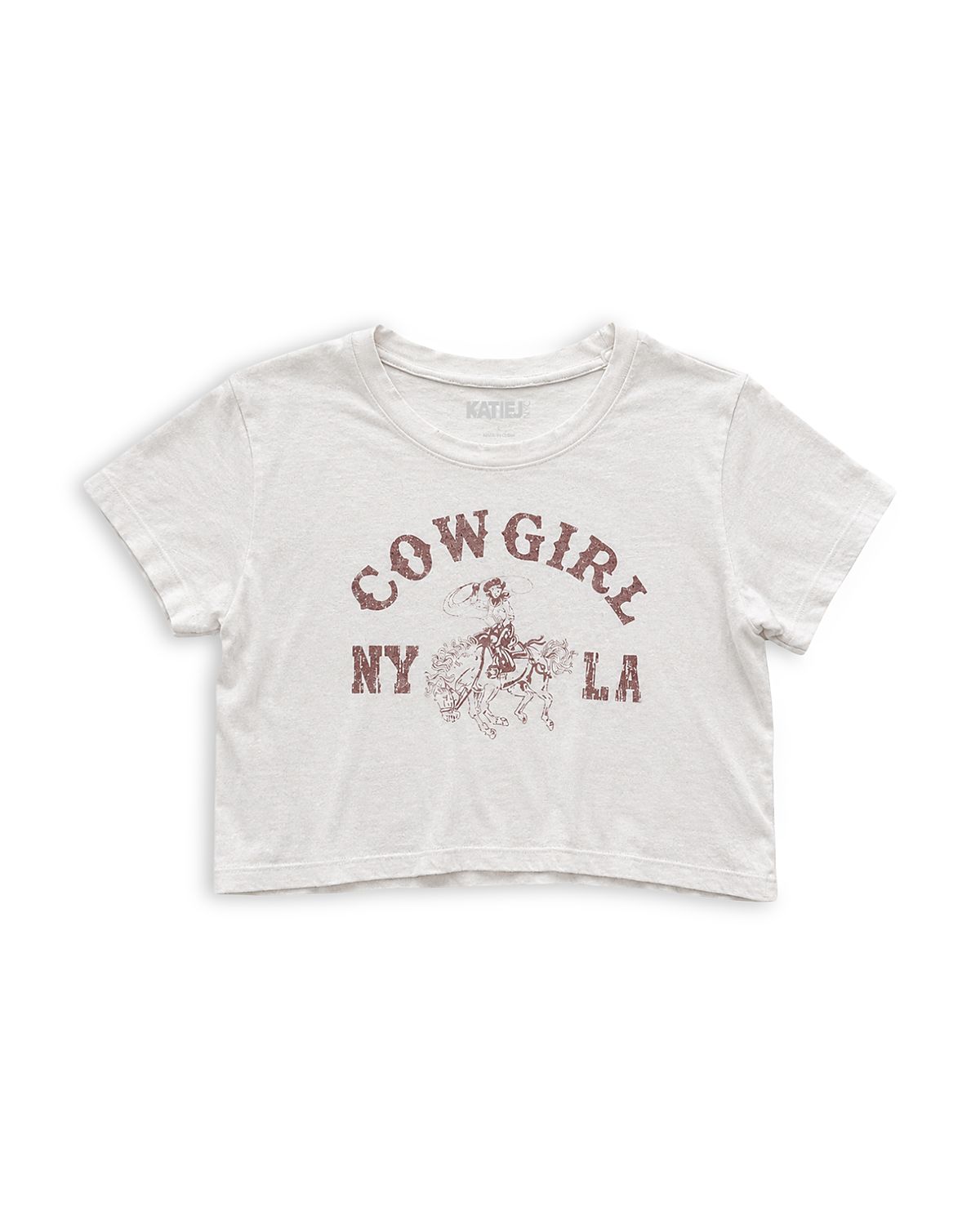 KatieJnyc Girls' Tween Distressed Graphic Tee - Big Kid