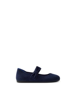 Girls' ReVelvet™ Tux Bow Mary Jane Flats – Toddler, Little Kid