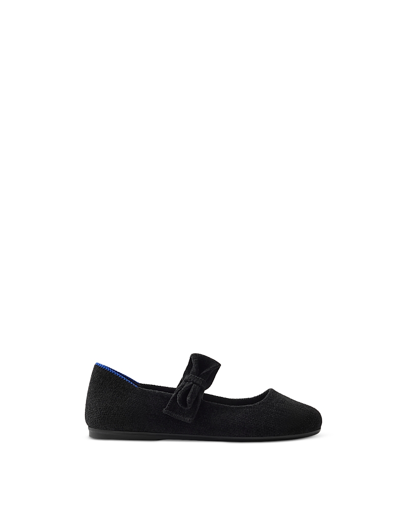 Rothy's Girls' ReVelvet Tux Bow Mary Jane Flats Toddler, Little Kid