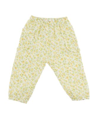 oh baby! Girls' Poppy Sprig Ruffle Side Pocket Pant - Baby, Little Kid