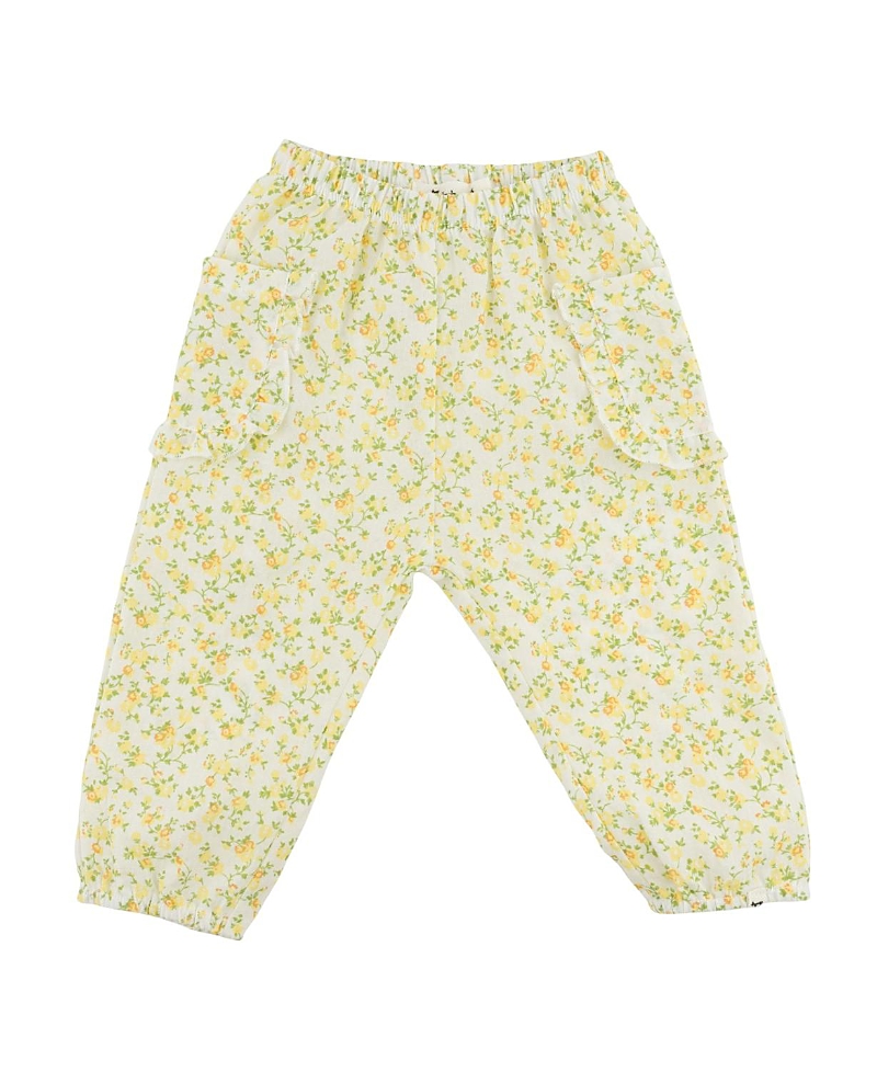 oh baby! Girls' Poppy Sprig Ruffle Side Pocket Pant - Baby, Little Kid
