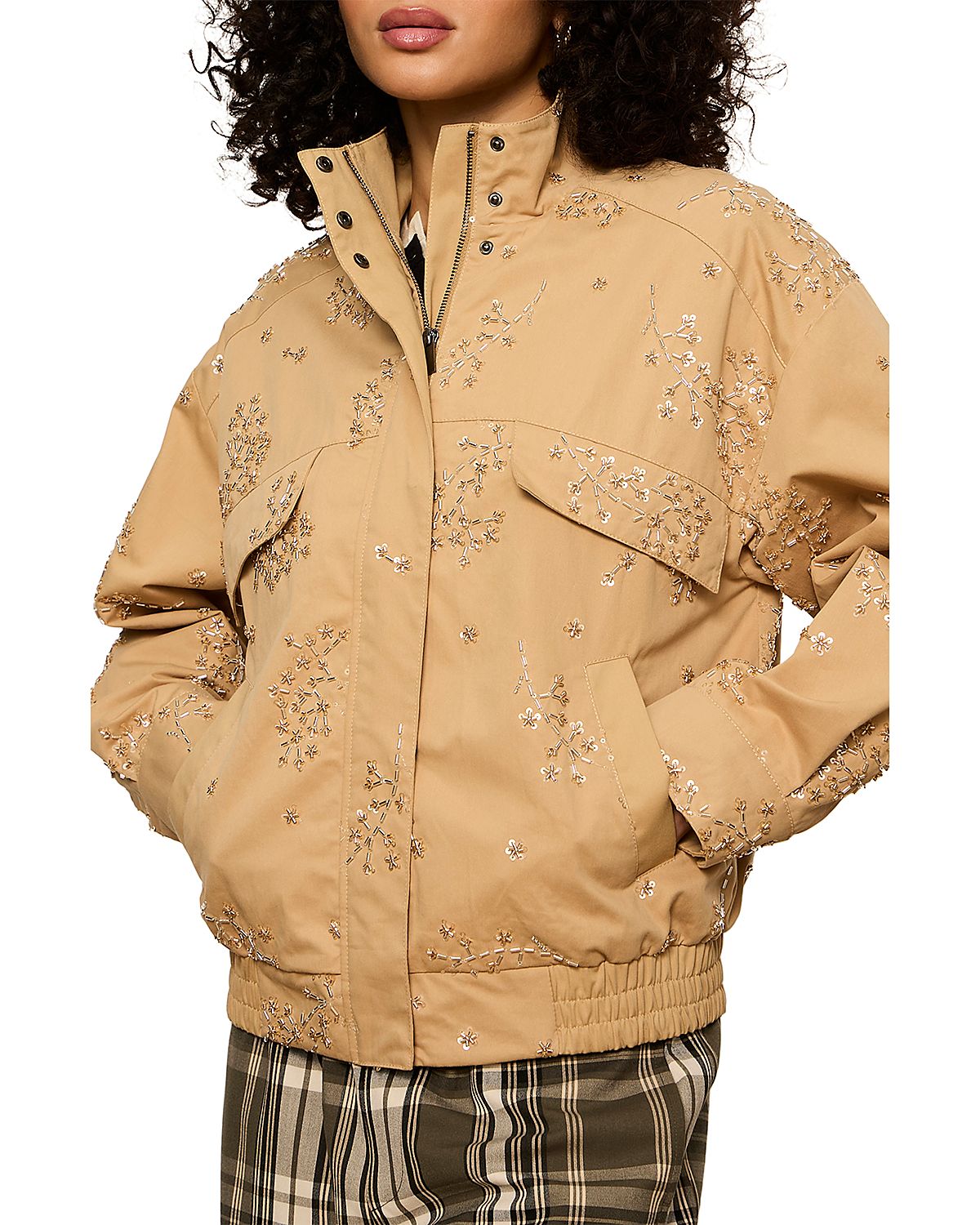 Sanctuary Limelight Embellished Surplus Jacket