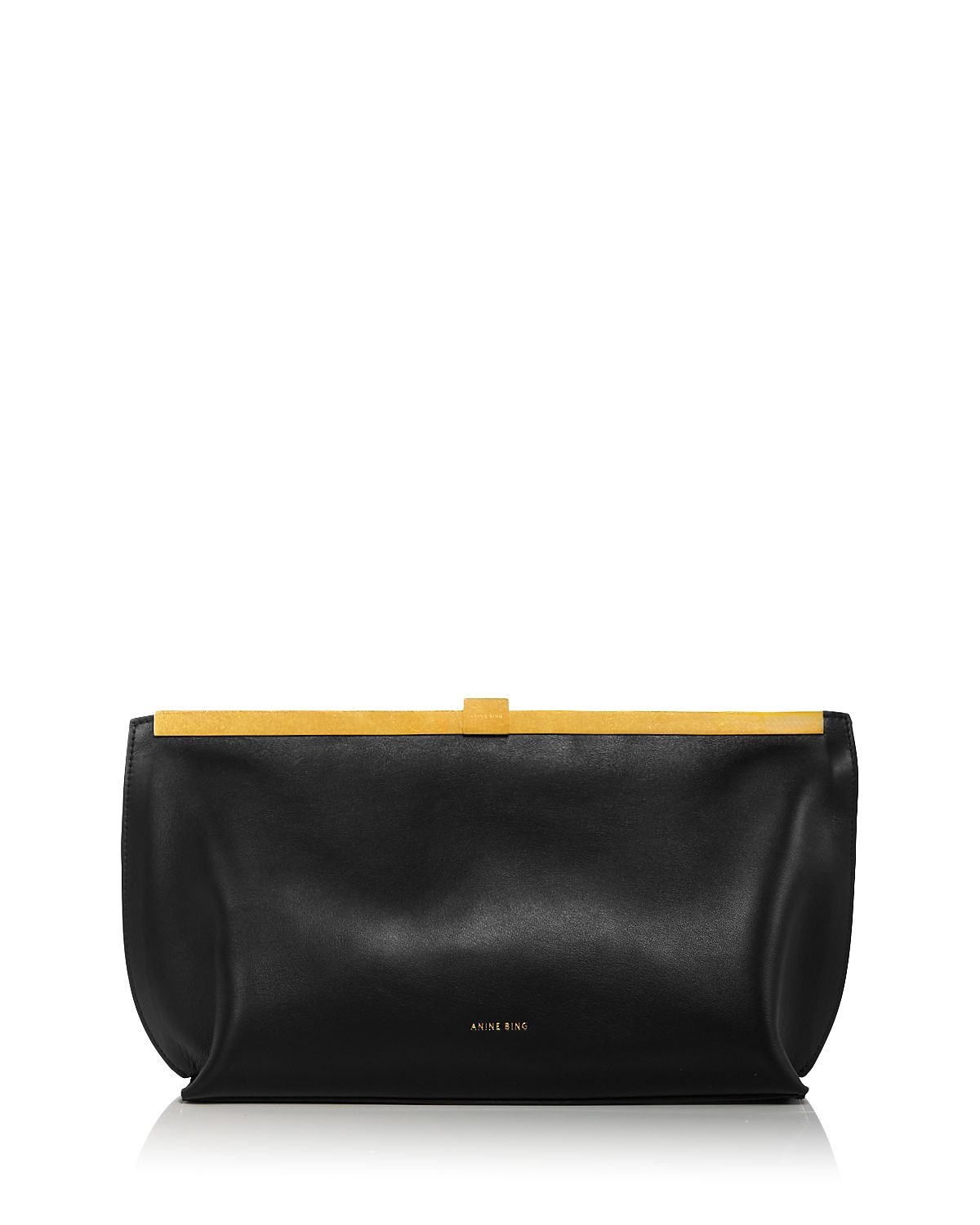 Anine Bing Small Leather Clutch