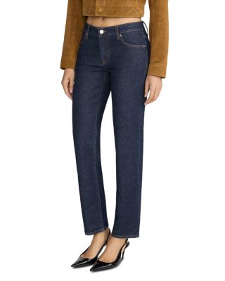 The Cigarette Low Rise Slim Jeans in Rinse - thumbnail 4