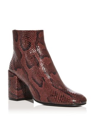 Women's Bacari 75 Snake Embossed Ankle Boots