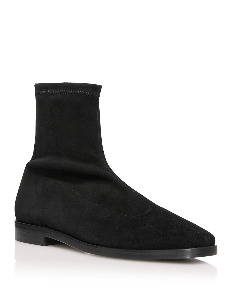 Stuart Weitzman Women's Staci Stretch Suede Ankle Boots