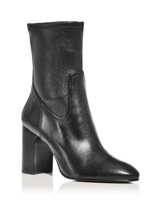 Women's Mulberry Stretch Leather Ankle Boots