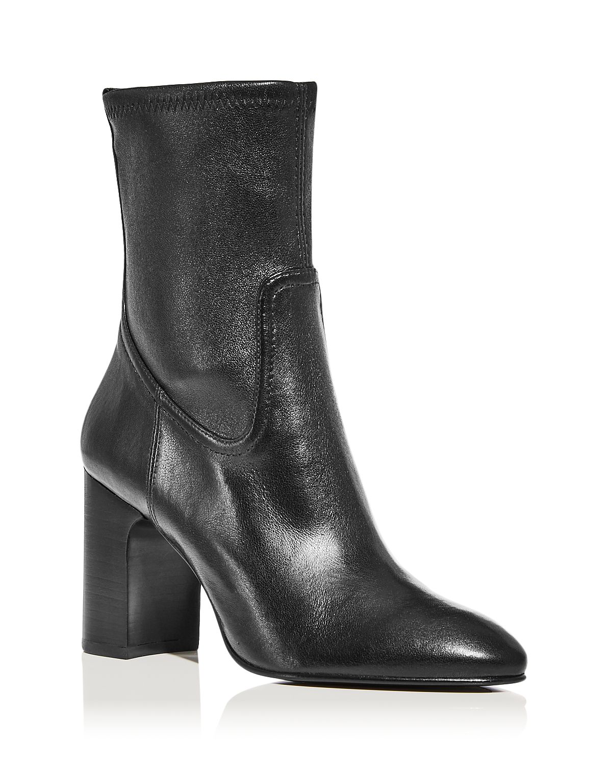 Stuart Weitzman Women's Mulberry Stretch Leather Ankle Boots