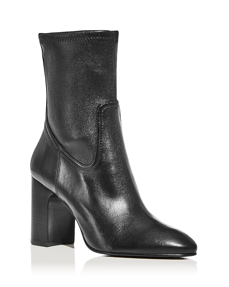 Stuart Weitzman Women's Mulberry Stretch Leather Ankle Boots