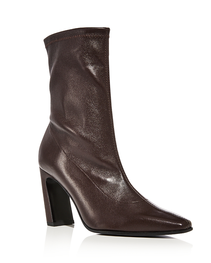Stuart Weitzman Women's Stassi Stretch Leather Ankle Boots