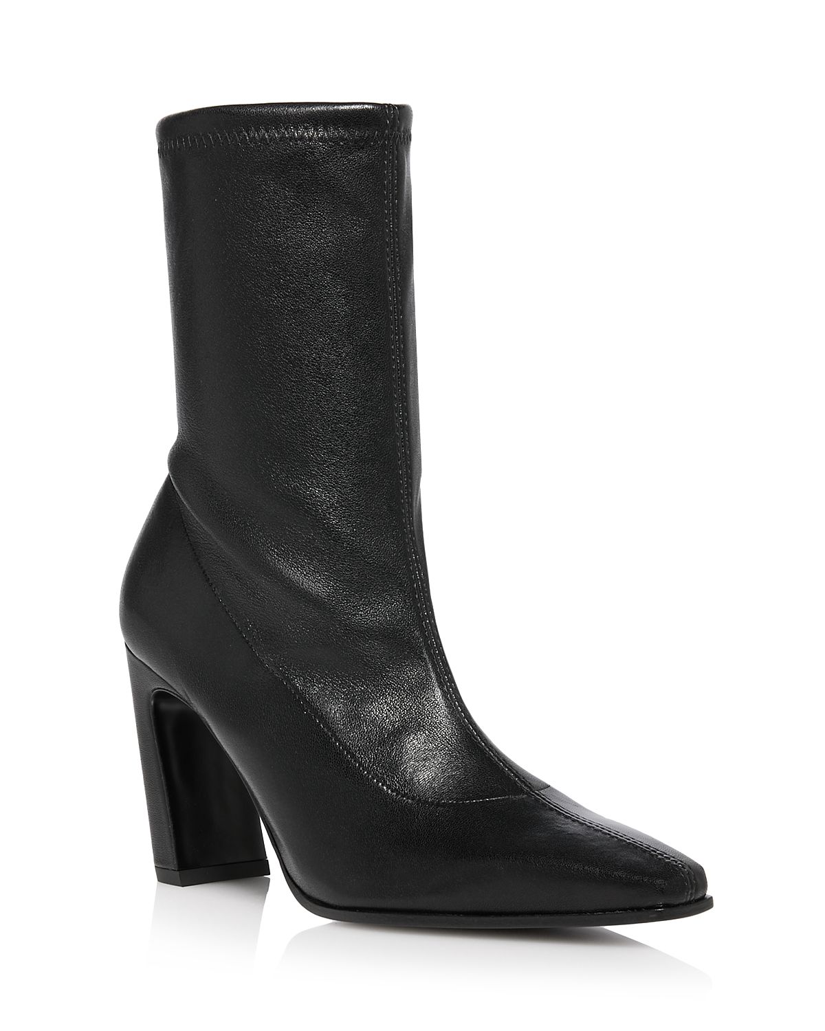 Stuart Weitzman Women's Stassi Stretch Leather Ankle Boots
