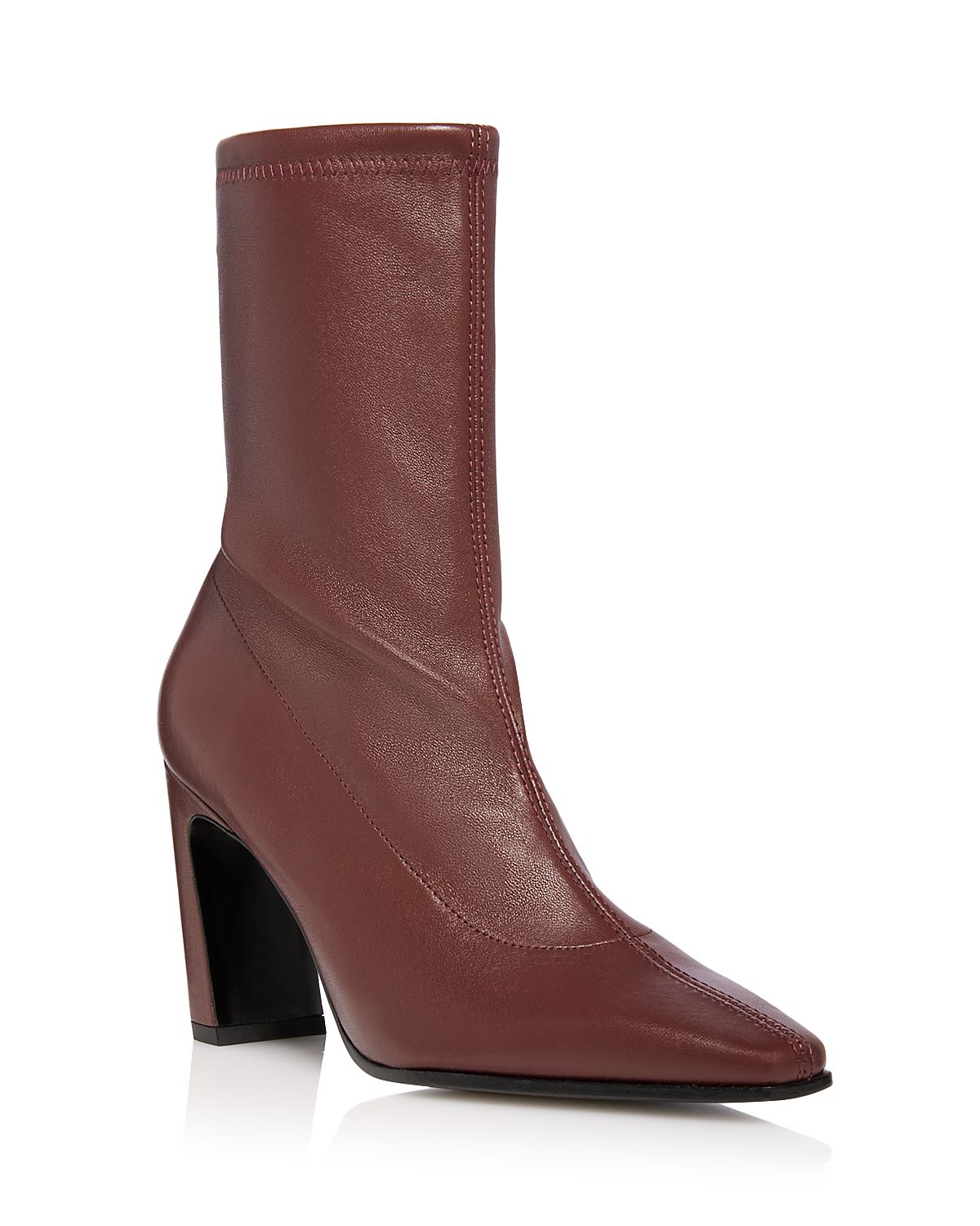 Stuart Weitzman Women's Stassi Stretch Leather Ankle Boots