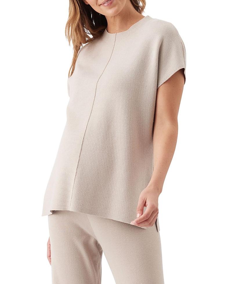 Ripe Maternity Nardia Nursing Knit Short Sleeve Sweater