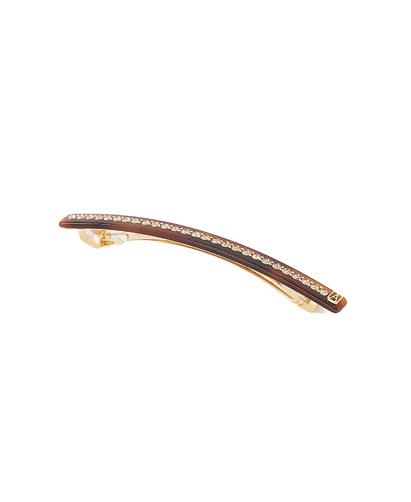 Alexandre de Paris Tuilerie Thin Barrette with Swarovski Strass