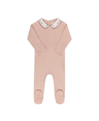  Unisex Embroidered Collar Collection Footie - Baby