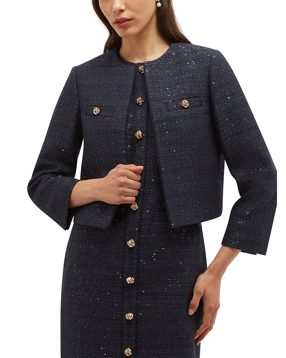 Hobbs London Bria Tweed Jacket