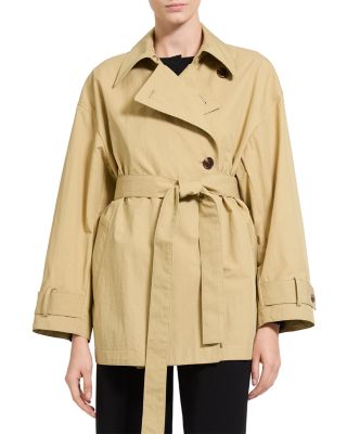 Relaxed Double Breasted Trench Coat 
