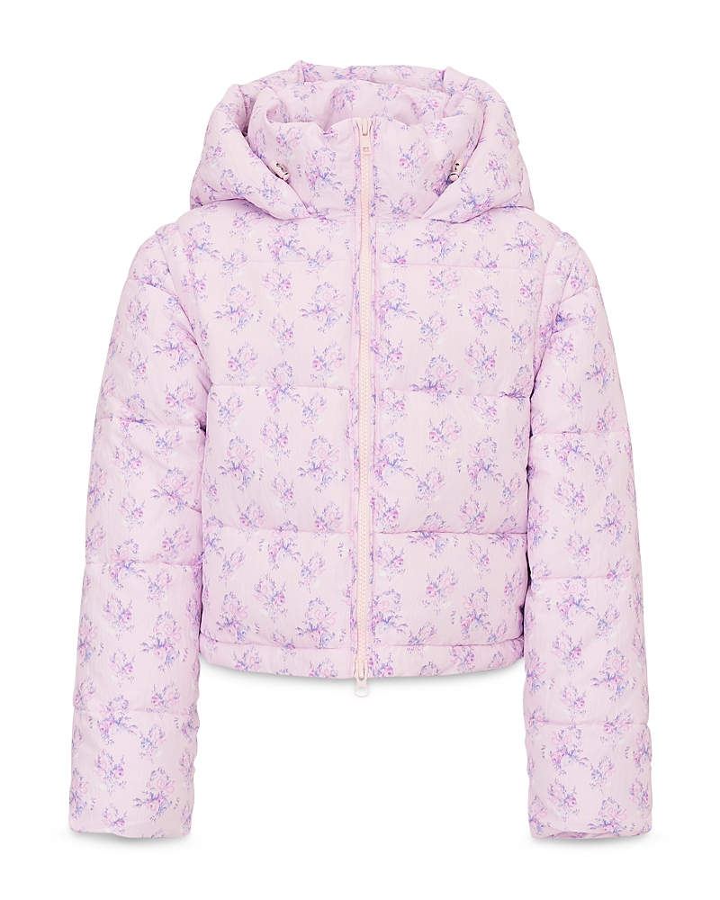 LoveShackFancy Girls' Moore Printed Hooded Jacket - Big Kid