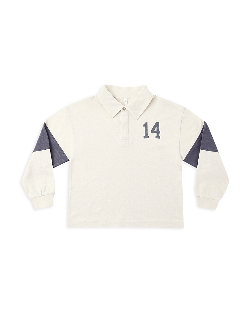 Rylee + Cru Boys Rugby Polo Midnight Shirt - Little Kid, Big Kid