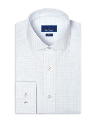Trim Fit Dobby Check Dress Shirt