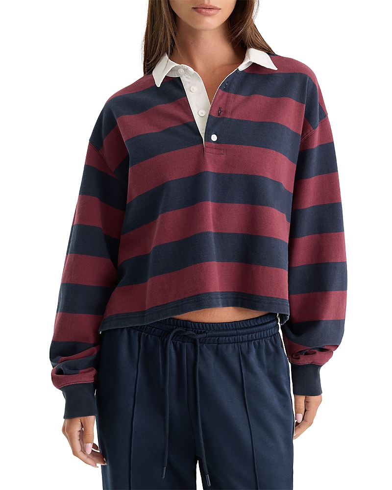 Good American The Cropped Rugby Polo