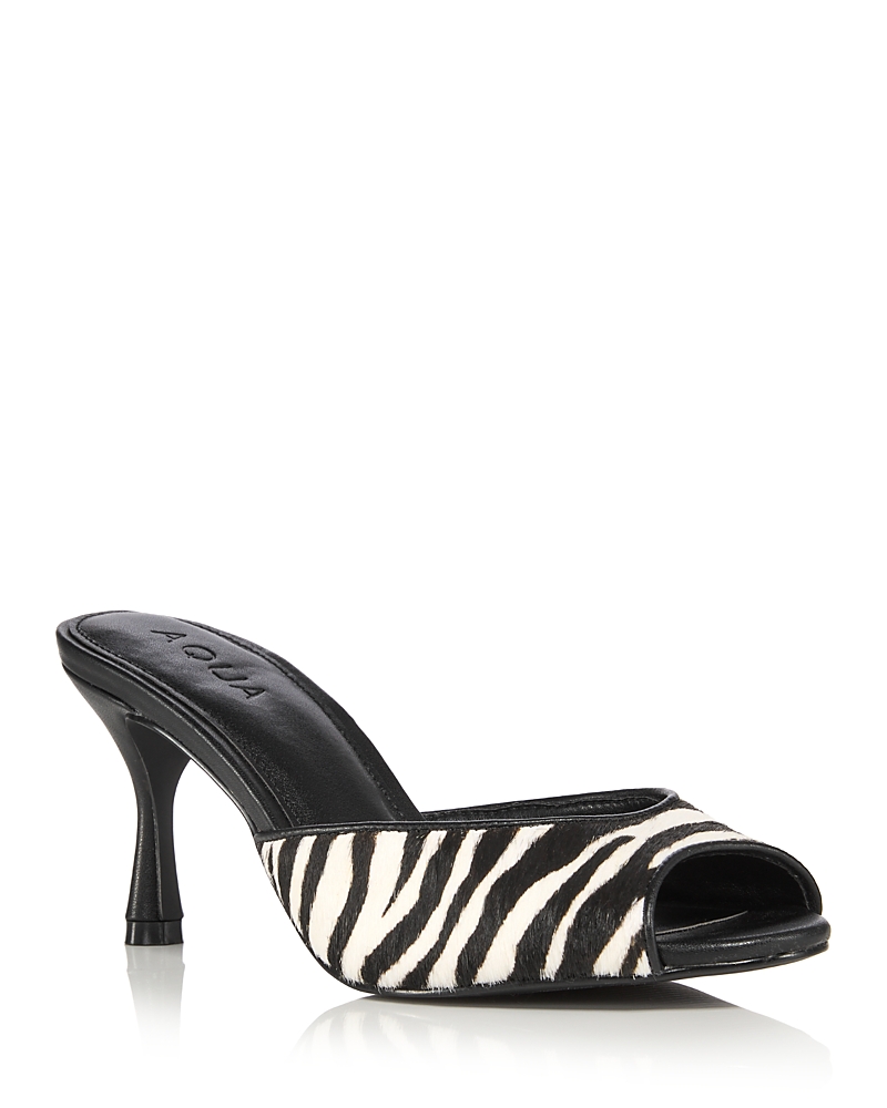 Aqua Women's Shil Faux Calf Hair Sandals - Exclusive