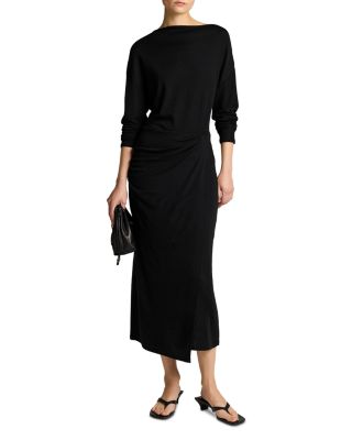 Draped Midi Skirt 