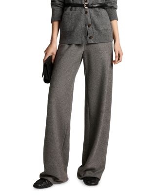 Colette Wool Blend High Waisted Bias Pants