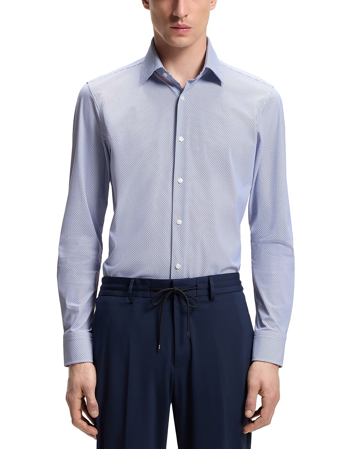 Boss Hank Kent Collar Slim Fit Button Down Shirt