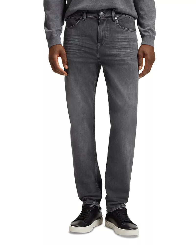 Boss H-Re. Maine Straight Fit 29 Jeans in Medium Grey