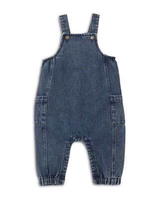Boys' Cotton Denim Cargo Overalls - Baby