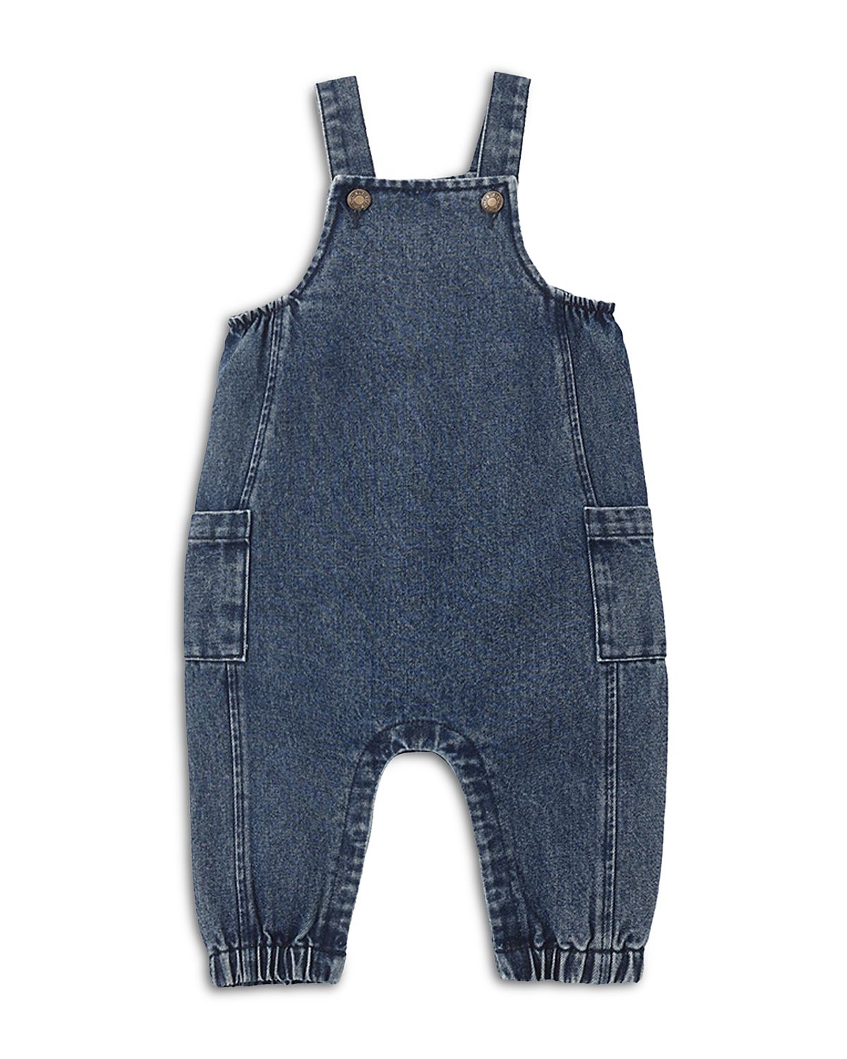 Rylee + Cru Boys' Cotton Denim Cargo Overalls - Baby