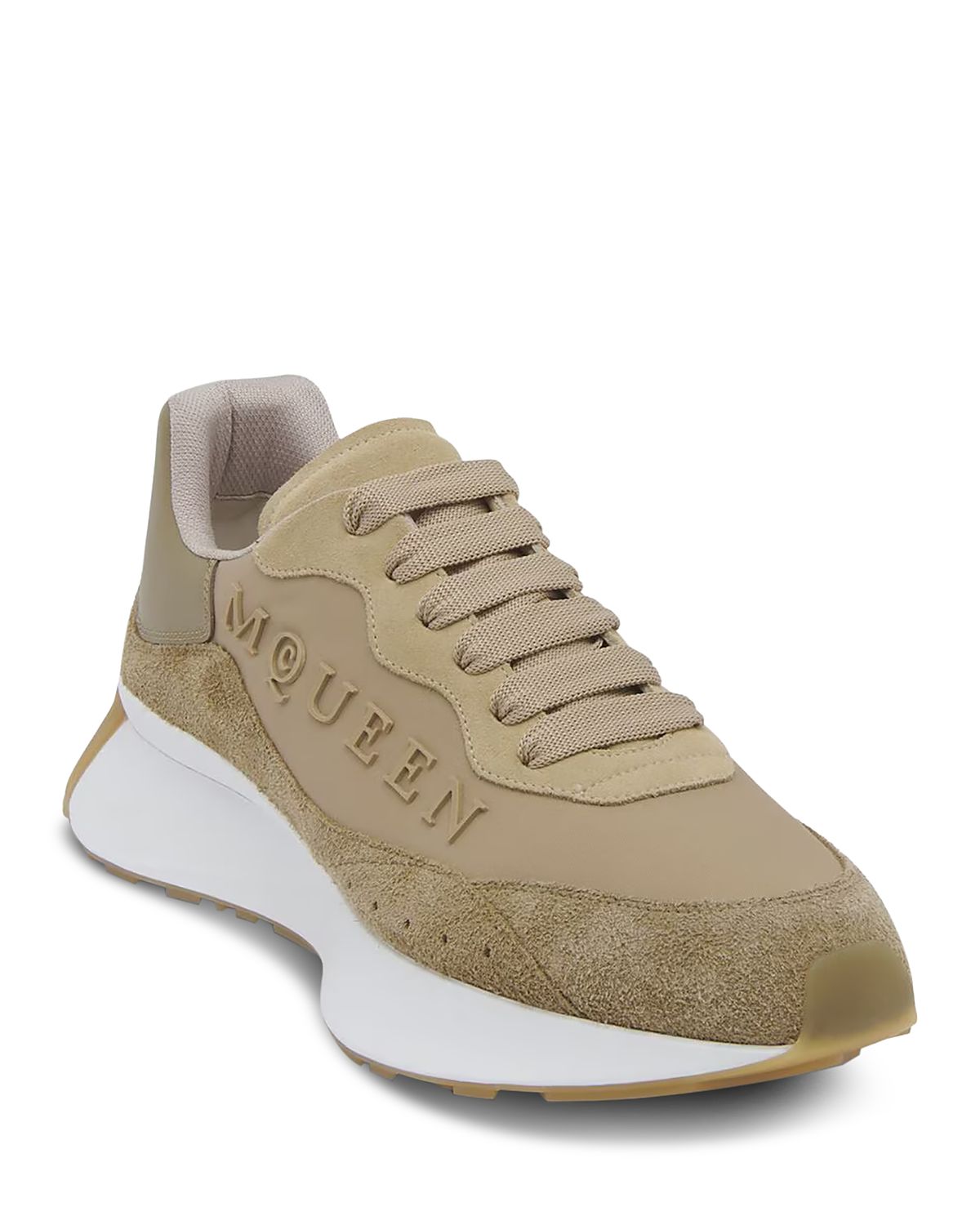 McQueen Men's Leather & Suede Sneakers