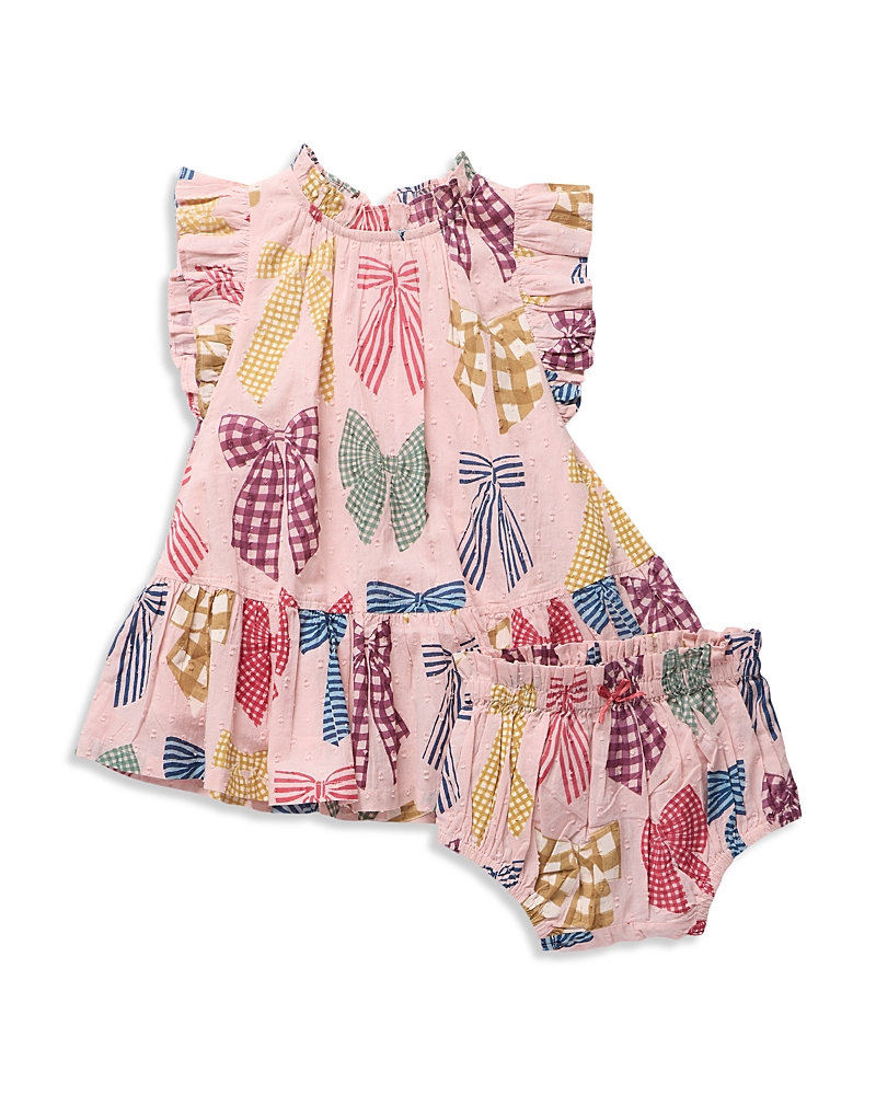 Pink Chicken Girls' Harper Cotton Dress Set - Baby