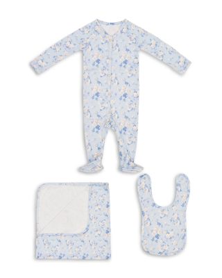 Girls' Cossie Footie, Bib & Blanket Box Set - Baby