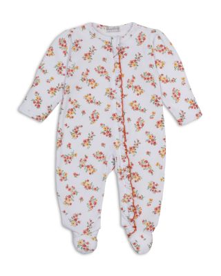 Girls' Floral Print Zip Footie - Baby