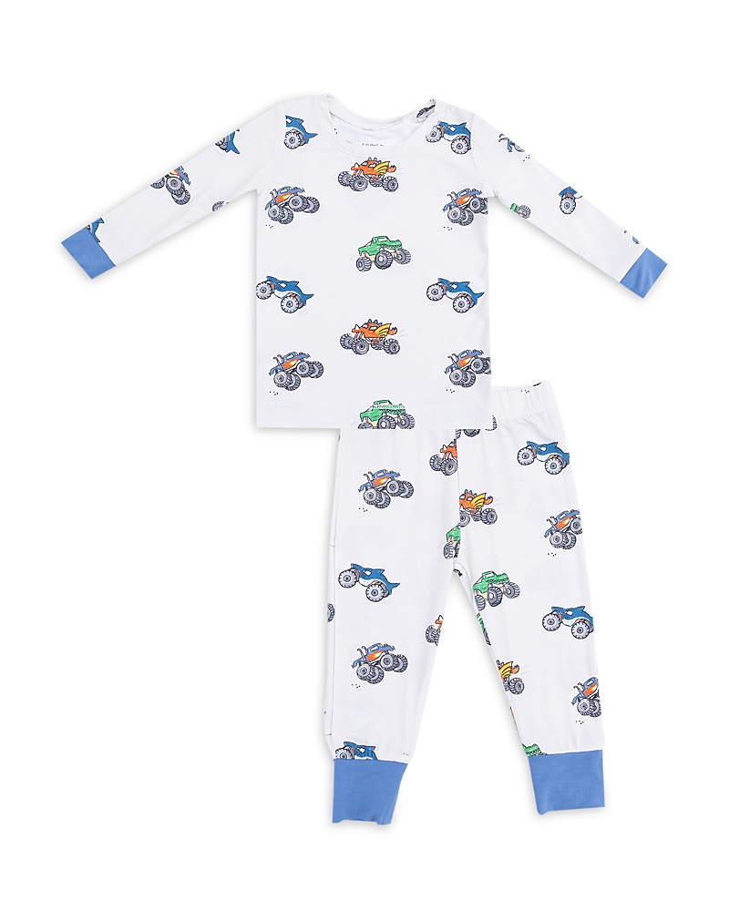 Angel Dear Boys' Monster Trucks Long Sleeved Pajamas Set - Baby