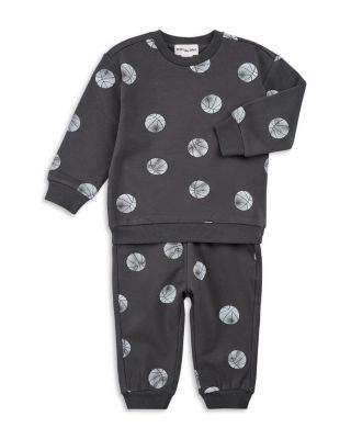 Boys Basketball Print on Shadow Jogger Set - Little Kid, Big Kid