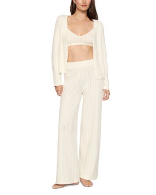 Pointelle Sweater Pants