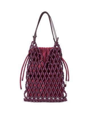 Karla Beaded Bucket Bag